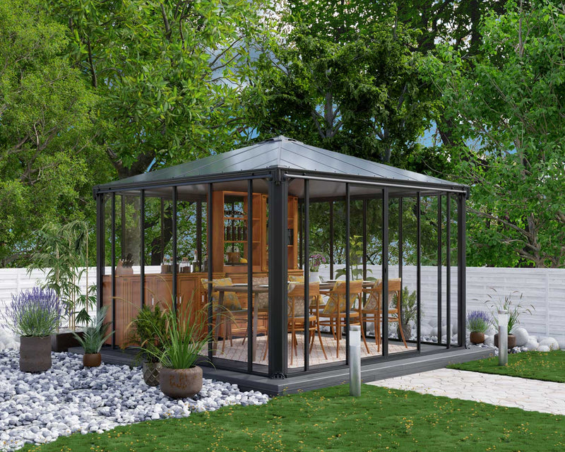 Ledro 12'x12' Enclosed Gazebo Kit by Palram-Canopia