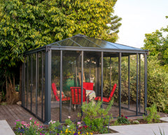 Ledro 12'x12' Enclosed Gazebo w/Screen Doors by Palram-Canopia