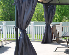 Palermo 14'x14' Gazebo Curtain Set by Palram-Canopia