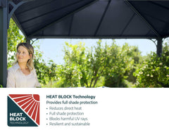 Milano 10'x10' Gazebo Kit by Palram-Canopia