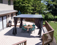 Milano 10'x10' Gazebo Kit by Palram-Canopia