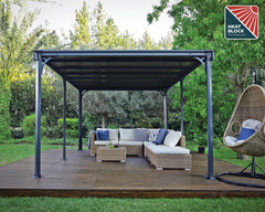 Milano 10'x14' Gazebo Kit by Palram-Canopia