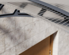 Neo 4x3 1180 Awning - Gray/Diffused Clear by Palram-Canopia