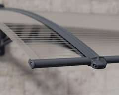 Neo 4x3 1180 Awning - Gray/Diffused Clear by Palram-Canopia
