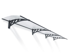 Neo 4050 13x3 Awning - Gray/Diffused Clear by Palram-Canopia