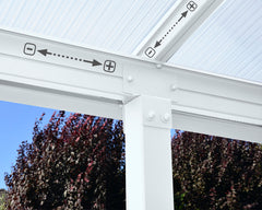 Olympia 10'x30' Patio Cover White/Gray by Palram-Canopia