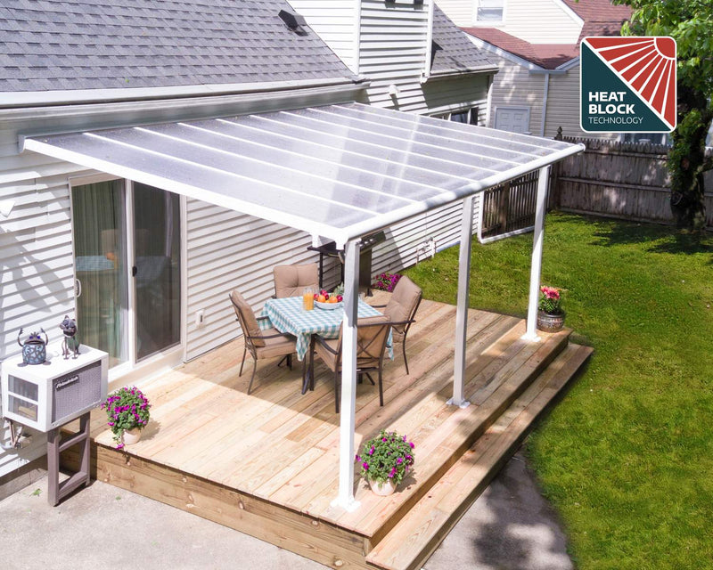 Olympia 10'x18' Patio Cover White/Gray by Palram-Canopia