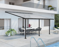 Olympia 10'x18' Patio Cover White/Gray by Palram-Canopia