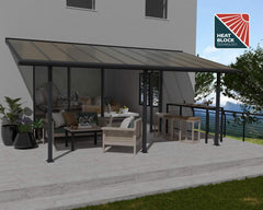 Olympia 10'x20' Patio Cover White/Gray by Palram-Canopia