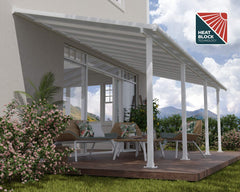 Olympia 10'x24' Patio Cover White/Gray by Palram-Canopia