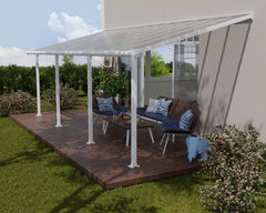 Olympia 10'x24' Patio Cover White/Gray by Palram-Canopia