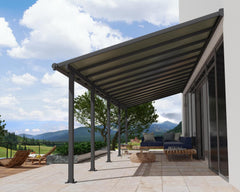 Olympia 10'x28' Patio Cover White/Gray by Palram-Canopia