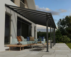 Olympia 10'x28' Patio Cover White/Gray by Palram-Canopia