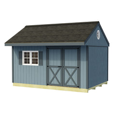 Overhang Oasis 10x10 & 10x14 Shed Kit Series By Best Barns