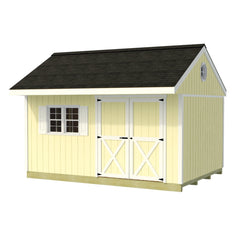 Overhang Oasis 10x10 & 10x14 Shed Kit Series By Best Barns