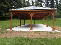 Pressure Treated Pine Pavilion Kit By Atlantic Outdoors