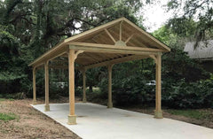 Pressure Treated Pine Pavilion Kit By Atlantic Outdoors
