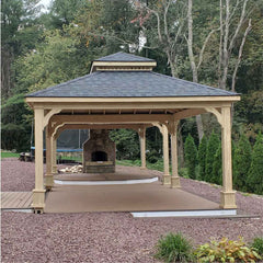 Pressure Treated Pine Pavilion Kit By Atlantic Outdoors