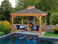 Pressure Treated Pine Pavilion Kit By Atlantic Outdoors