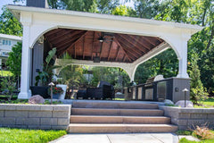 Pressure Treated Pine Pavilion Kit By Atlantic Outdoors