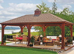 Pressure Treated Pine Pavilion Kit By Atlantic Outdoors