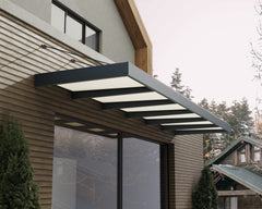Sophia XL 6000 19'x5' Awning - Gray/Mist & Gray/Clear by Palram-Canopia