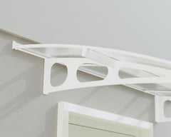 Bordeaux 15x5 4460 Awning - White/Diffused Clear by Palram-Canopia