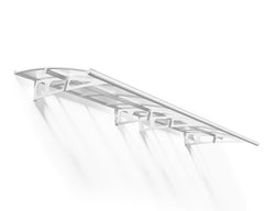 Bordeaux 15x5 4460 Awning - White/Diffused Clear by Palram-Canopia