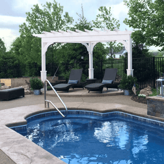 Triangle Vinyl Pergola Kit By Atlantic Outdoors