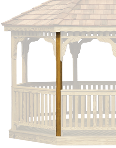 Cedar Wood Octagon Gazebo Kit By Atlantic Outdoors