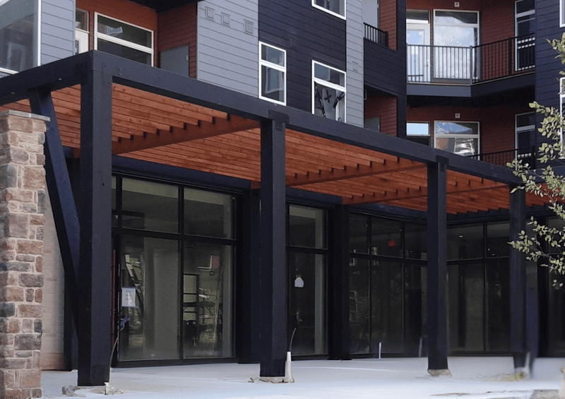 Wall Mounted Cedar Wood Picnic Paradise Pergola Kit