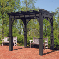 Pressure-Treated Wood Cozy Retreat Pergola Kit By Atlantic Outdoors
