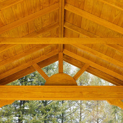 Pressure Treated Pine Pavilion Kit By Atlantic Outdoors