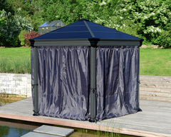 Roma 12'x14'/Monaco 13'x15' Gazebo Curtain Set by Palram-Canopia