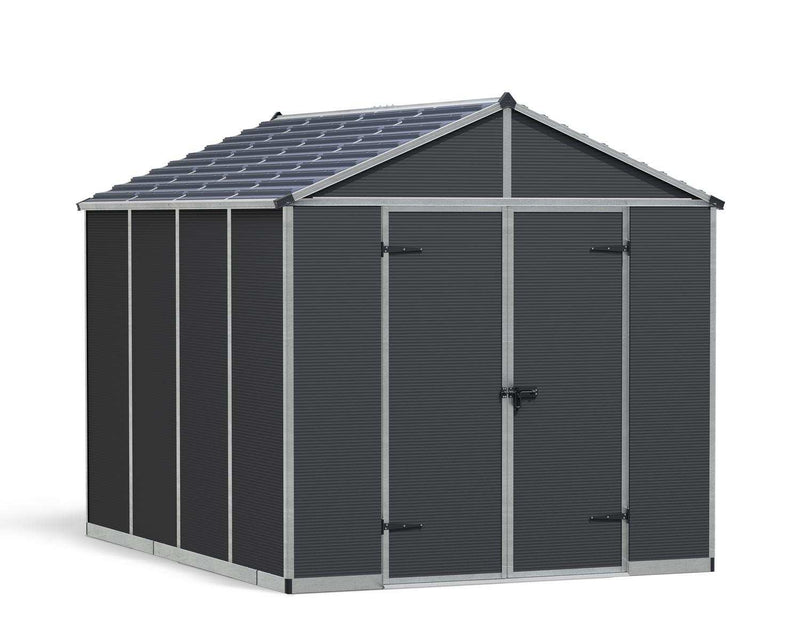 Rubicon 8' x 10' Shed With Floor by Palram-Canopia
