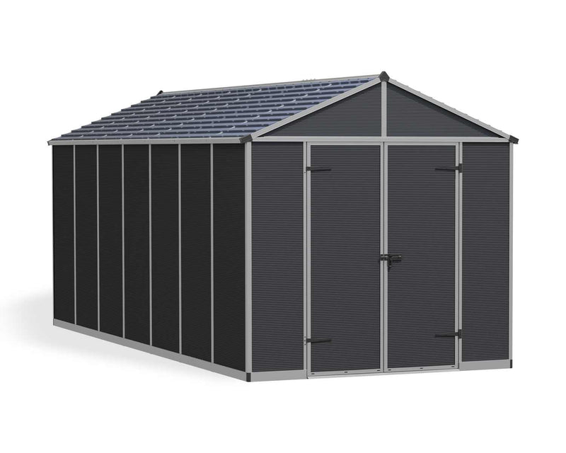 Rubicon 8' x 17' Shed With Floor by Palram-Canopia