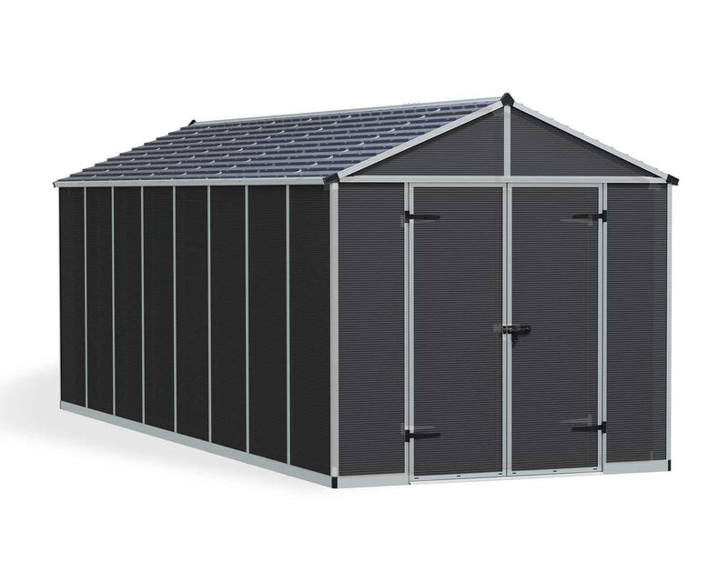 Rubicon 8' x 20' Shed With Floor by Palram-Canopia