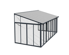 SanRemo 10'x18' Wall-Mounted Solarium by Palram-Canopia