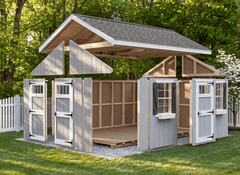 Homestead Shed Kit By EZ-FIT Sheds
