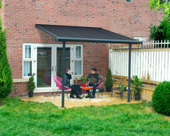 Sierra 10'x10' Patio Cover-Gray by Palram-Canopia