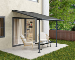Sierra 10'x10' Patio Cover-Gray by Palram-Canopia