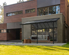 Sierra 10'x14' Patio Cover-Gray by Palram-Canopia