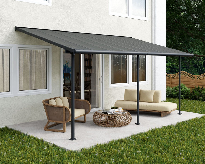 Sierra 10'x18' Patio Cover-Gray by Palram-Canopia