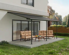 Sierra 10'x20' Patio Cover-Gray by Palram-Canopia