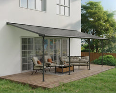 Sierra 10'x24' Patio Cover-Gray by Palram-Canopia