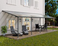 Sierra 10'x28' Patio Cover-Gray by Palram-Canopia