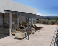 Sierra 10'x28' Patio Cover-Gray by Palram-Canopia