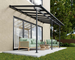Sierra 7.5'x15' Patio Cover White/Gray by Palram-Canopia