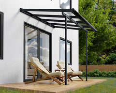 Sierra 7.5'x7.5' Patio Cover White/Gray by Palram-Canopia