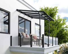 Sierra 7.5'x7.5' Patio Cover White/Gray by Palram-Canopia